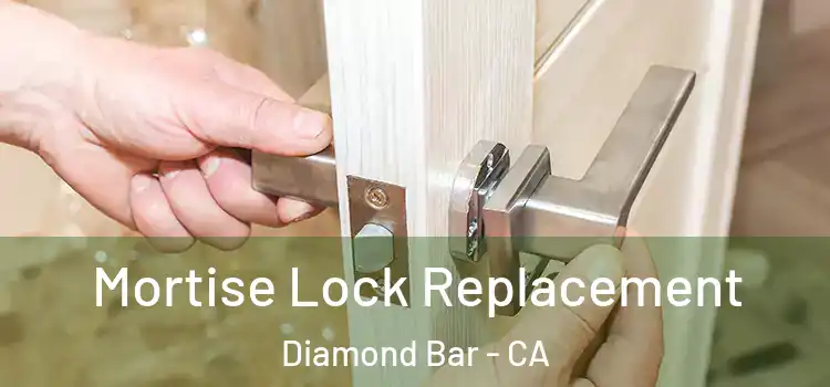 Mortise Lock Replacement Diamond Bar - CA
